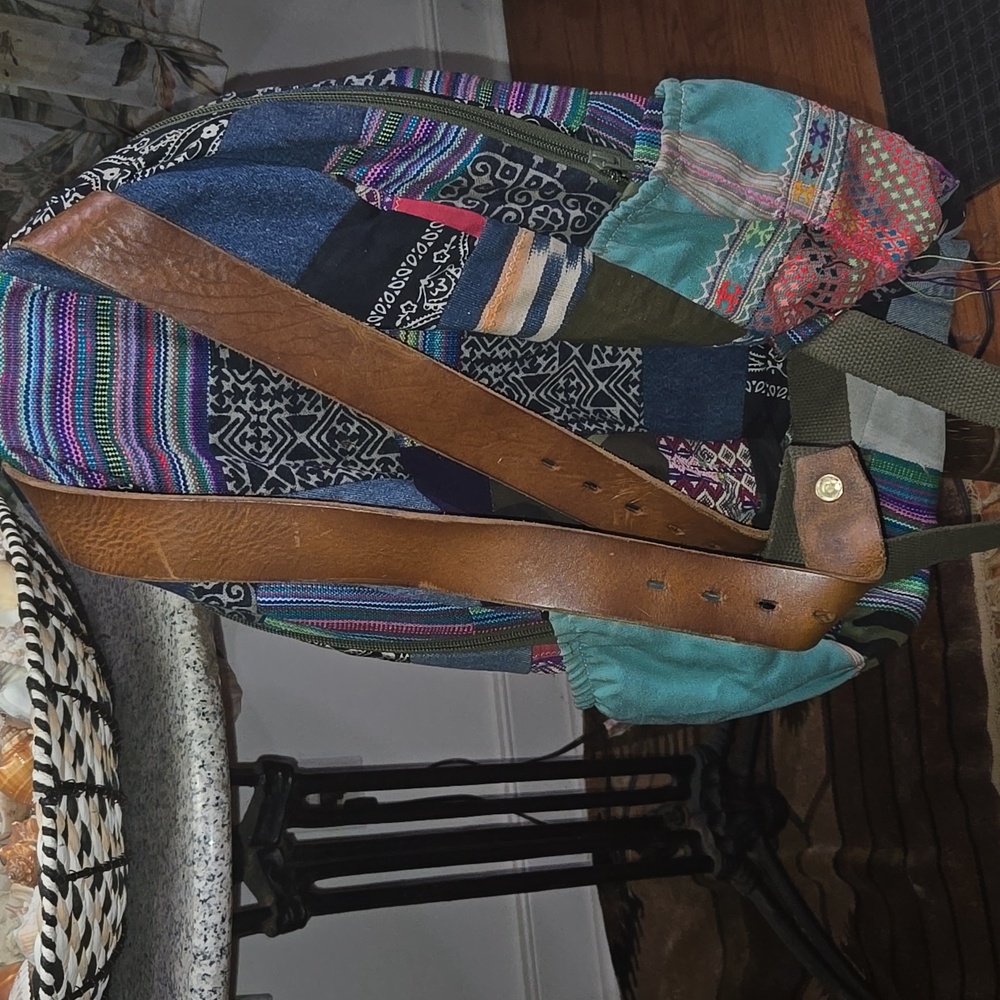 Free People Patchwork Backpack - Picture 2 of 7